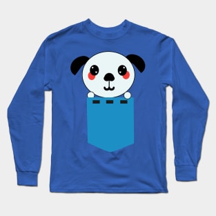 Puppy Pocket Long Sleeve T-Shirt